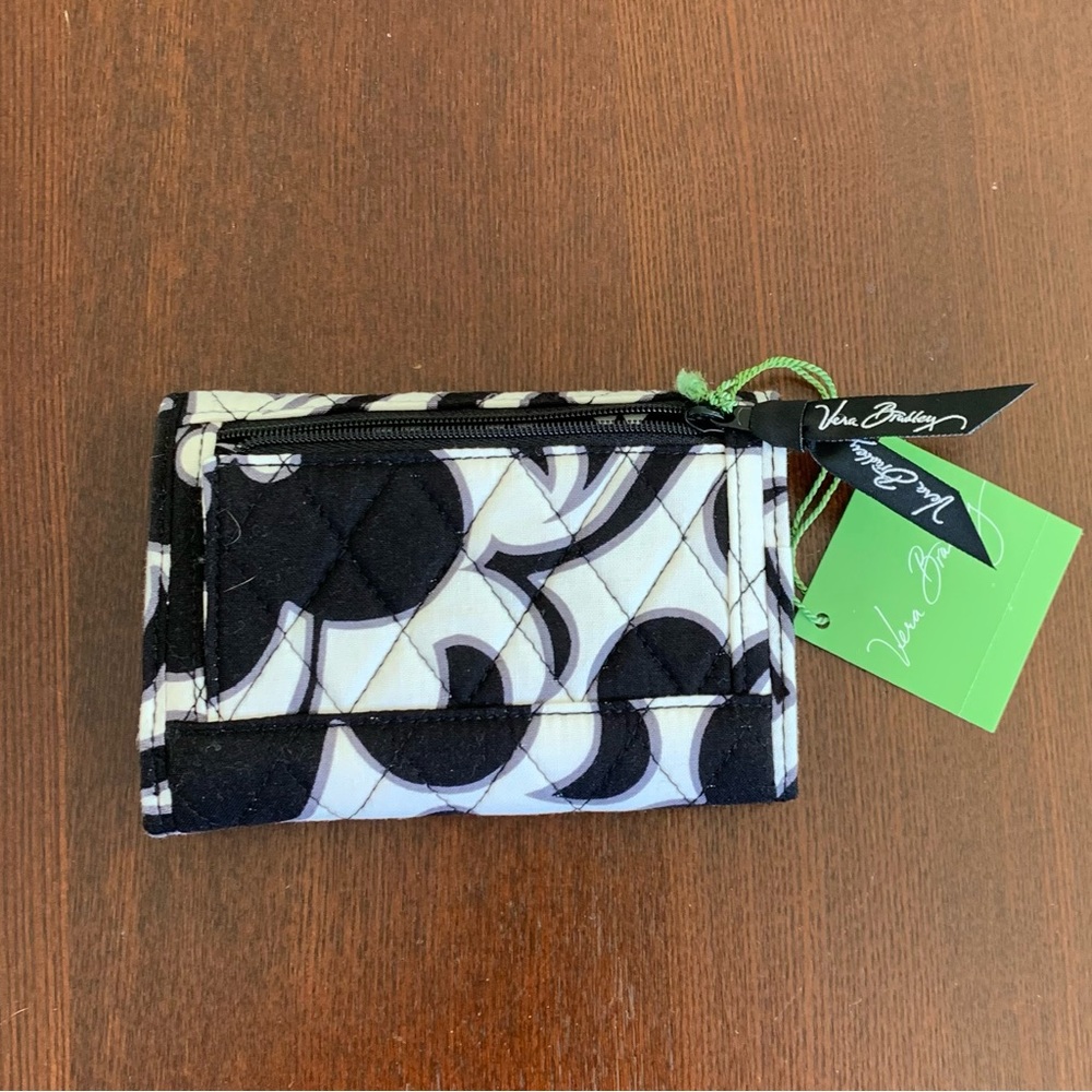 Vera Bradley Wallet. Black and white. NWT.